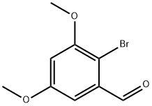 2-Bromo-3,5-dimethoxybenzaldehyde Structural