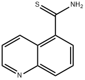 QUINOLINE-5-CARBOTHIOIC ACID AMIDE Structural