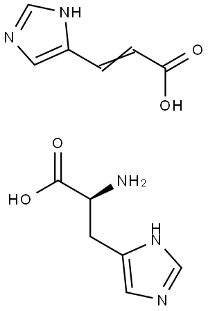 L-histidine mono[3-(1H-imidazol-4-yl)acrylate] Structural