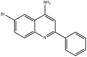 4-AMINO-6-BROMO-2-PHENYLQUINOLINE Structural