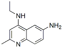 Quinaldine, 6-amino-4-ethylamino- Structural