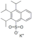 potassium tris(1-methylethyl)naphthalenesulphonate Structural