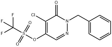 2-BENZYL-4-CHLORO-5-TRIFLUOROMETHANESULFONYLOXY-3(2H)-PYRIDAZINONE