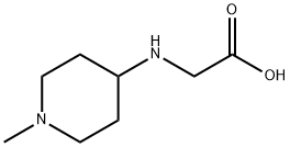 (1-METHYL-PIPERIDIN-4-YLAMINO)-ACETIC ACID Structural