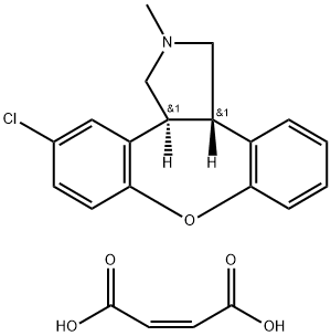 Asenapine Maleate Structural Picture
