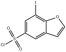 7-IODOBENZOFURAN-5-SULFONYL CHLORIDE