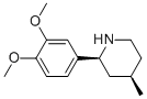 CIS-2-(3,4-DIMETHOXYPHENYL)-4-METHYLPIPERIDINE Structural