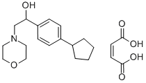 4-Morpholineethanol, alpha-(4-cyclopentylphenyl)-, (Z)-2-butenedioate  (1:1)