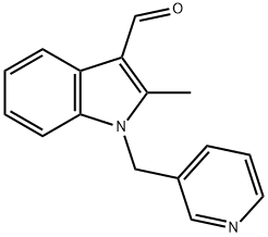 1H-INDOLE-3-CARBOXALDEHYDE, 2-METHYL-1-(3-PYRIDINYLMETHYL)-