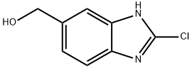 2-CHLORO-1H-BENZIMIDAZOLE-6-METHANOL Structural