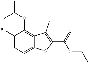 ETHYL 5-BROMO-4-ISOPROPOXY-3-METHYLBENZOFURAN-2-CARBOXYLATE