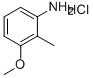 2-Methyl-3-methoxyaniline hydrochloride Structural