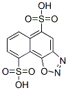 naphth[2,1-d]-1,2,3-oxadiazole-5,9-disulphonic acid Structural