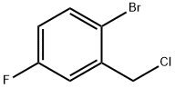 2-Bromo-5-fluorobenzyl chloride Structural