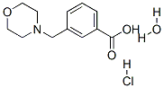 3-(MORPHOLIN-4-YLMETHYL)BENZOIC ACID HYDROCHLORIDE HYDRATE