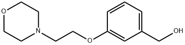 [3-(2-MORPHOLINOETHOXY)PHENYL]METHANOL Structural