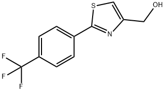 [2-[4-(TRIFLUOROMETHYL)PHENYL]-1,3-THIAZOL-4-YL]METHANOL Structural