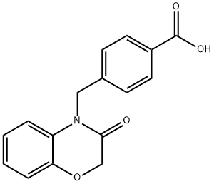 4-[(3-OXO-2,3-DIHYDRO-4H-1,4-BENZOXAZIN-4-YL)METHYL]BENZOIC ACID