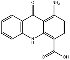 1-Amino-9-oxo-4-acridnecarboxylic acid Structural