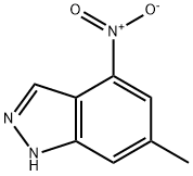 6-METHYL-4-NITRO (1H)INDAZOLE Structural