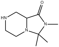 Imidazo[1,5-a]pyrazin-1(5H)-one, hexahydro-2,3,3-trimethyl- (9CI) Structural