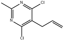 5-ALLYL-4,6-DICHLORO-2-METHYLPYRIMIDINE Structural