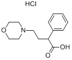 4-MORPHOLIN-4-YL-2-PHENYL-BUTYRIC ACID HCL Structural