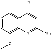 2-AMINO-4-HYDROXY-8-METHOXYQUINOLINE Structural