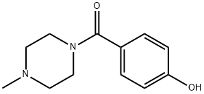 1-(4-HYDROXYBENZOYL)-4-METHYL-PIPERAZINE Structural