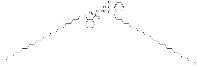 lead bis(tetracosylbenzenesulphonate) Structural
