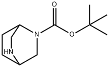 Tert-butyl 2,5-diazabicyclo[2.2.2]octane-2-carboxylate Structural