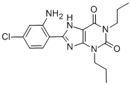 1,3-DIPROPYL-8-(2-AMINO-4-CHLOROPHENYL)-XANTHINE