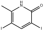 3,5-DIIODO-6-METHYLPYRIDIN-2-OL Structural