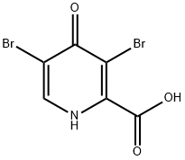 3,5-Dibromo-4-hydroxypyridine-2-carboxylic acid Structural