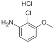 Benzenamine, 2-chloro-3-methoxy-, hydrochloride Structural