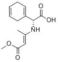 (R)-(+)-ALPHA-[(3-METHOXY-1-METHYL-3-OXO-1-PROPENYL)AMINO]-1,4-CYCLOHEXADIENE-1-ACETIC ACID, SODIUM SALT Structural