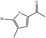 1-(5-Bromo-4-methylthiophen-2-yl)ethanone Structural