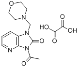 1-Morpholinomethyl-3-acetyl-2-oxoimidazo(4,5-b)pyridine oxalate