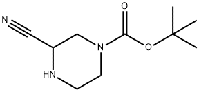 4-N-Boc-2-cyanopiperidine Structural