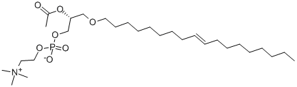 1-O-(CIS-9-OCTADECENYL)-2-O-ACETYL-SN-GLYCERO-3-PHOSPHOCHOLINE