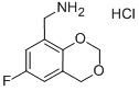 (6-FLUORO-4H-1,3-BENZODIOXIN-8-YL)METHYLAMINE HYDROCHLORIDE Structural