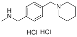 N-METHYL-N-[4-(PIPERIDIN-1-YLMETHYL)BENZYL]AMINE DIHYDROCHLORIDE Structural