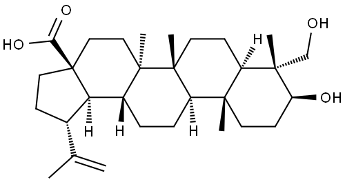 23-HYDROXYBETULINIC ACID Structural