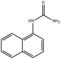 1-(1-NAPHTHYL)-2-THIOUREA Structural