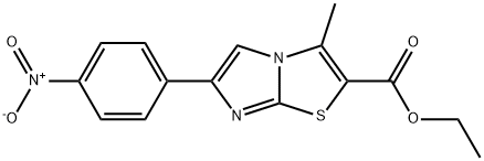 3-METHYL-6-(4-NITROPHENYL)IMIDAZO[2,1-B]THIAZOLE-2-CARBOXYLIC ACID ETHYL ESTER