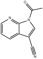 1-Acetyl-3-cyano-7-azaindole,  1-Acetyl-1H-pyrrolo[2,3-b]pyridine-3-carbonitrile Structural