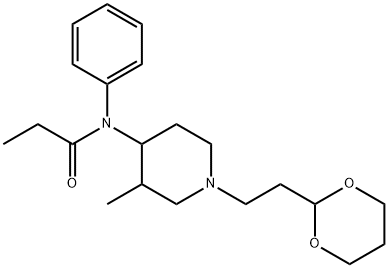 Propanamide, N-(1-(2-(1,3-dioxan-2-yl)ethyl)-3-methyl-4-piperidinyl)-N -phenyl-