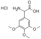 2-AMINO-2-(3,4,5-TRIMETHOXYPHENYL)ACETIC ACID HYDROCHLORIDE Structural