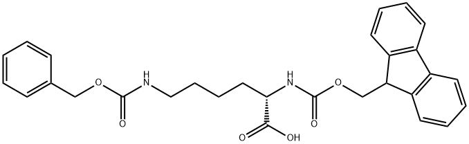 Nepsilon-Fmoc-Nalpha-Cbz-L-Lysine Structural