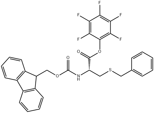 FMOC-CYS(BZL)-OPFP Structural